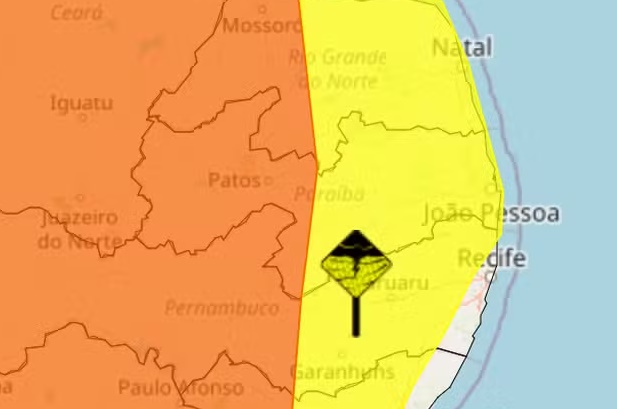 Inmet Emite Alerta Laranja De Chuvas Intensas Para Todo O Vale Do Pianc Diamante Online