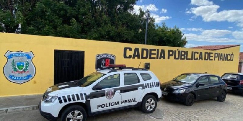 Suspeito foi encaminhado à Cadeia de Piancó - Reprodução 